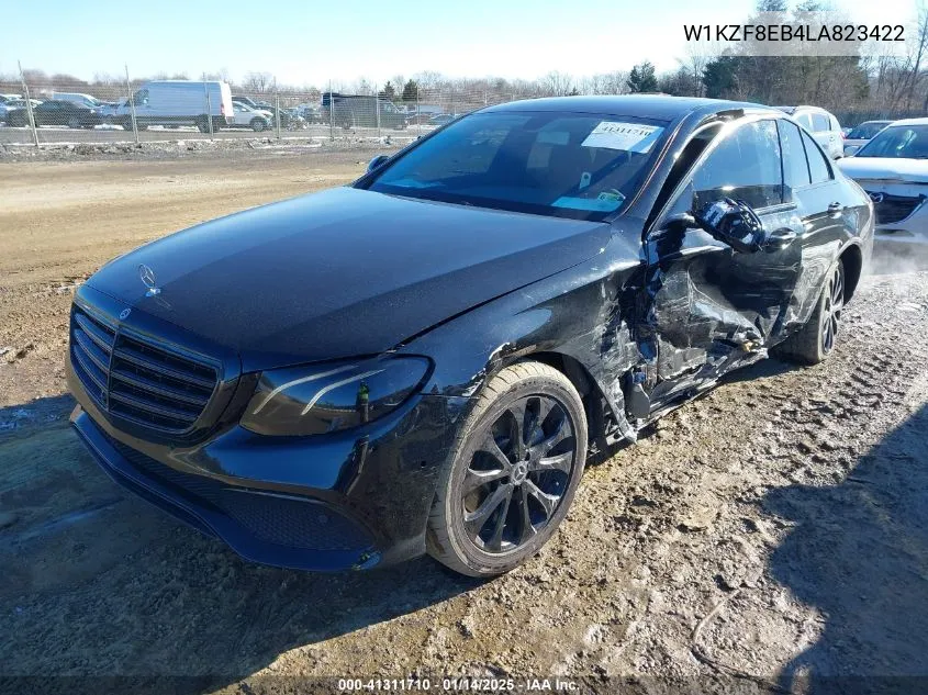 2020 Mercedes-Benz E 350 4Matic VIN: W1KZF8EB4LA823422 Lot: 41311710