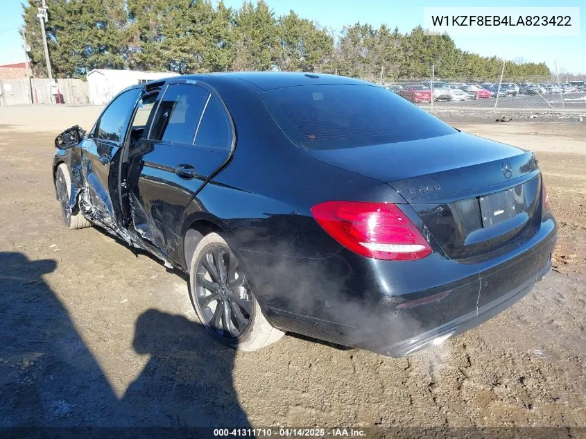 2020 Mercedes-Benz E 350 4Matic VIN: W1KZF8EB4LA823422 Lot: 41311710