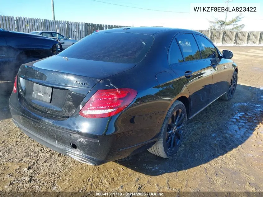 2020 Mercedes-Benz E 350 4Matic VIN: W1KZF8EB4LA823422 Lot: 41311710