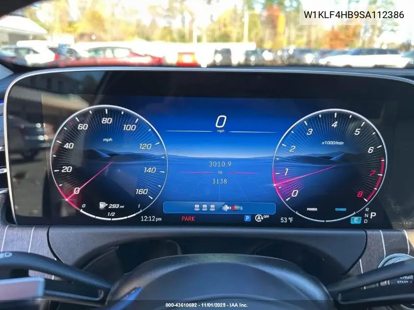W1KLF4HB9SA112386 2025 Mercedes-Benz E 350 4Matic