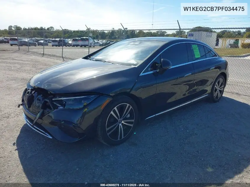 W1KEG2CB7PF034475 2023 Mercedes-Benz Eqe 500 4Matic+