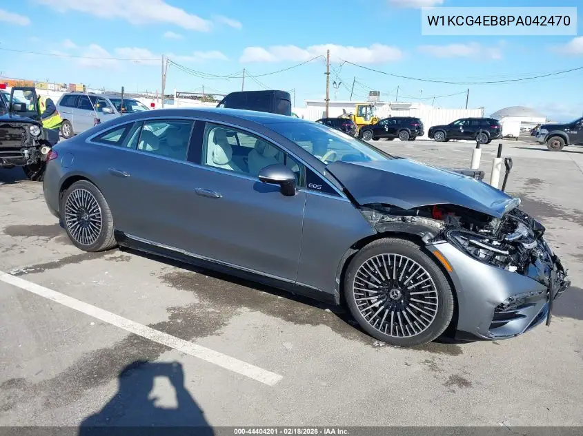 2023 Mercedes-Benz Eqs 580 4Matic VIN: W1KCG4EB8PA042470 Lot: 44404201