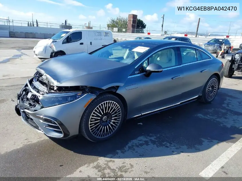 2023 Mercedes-Benz Eqs 580 4Matic VIN: W1KCG4EB8PA042470 Lot: 44404201