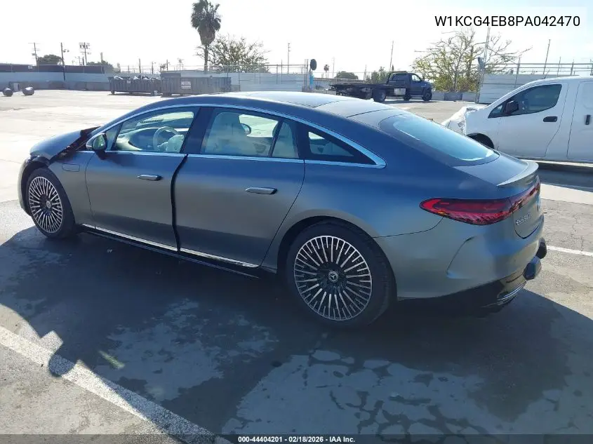 2023 Mercedes-Benz Eqs 580 4Matic VIN: W1KCG4EB8PA042470 Lot: 44404201