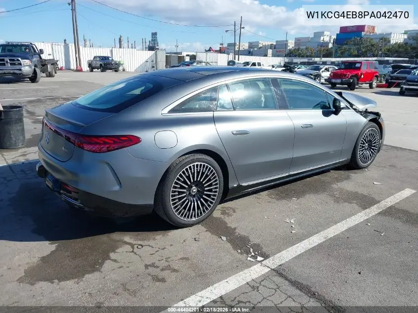 2023 Mercedes-Benz Eqs 580 4Matic VIN: W1KCG4EB8PA042470 Lot: 44404201