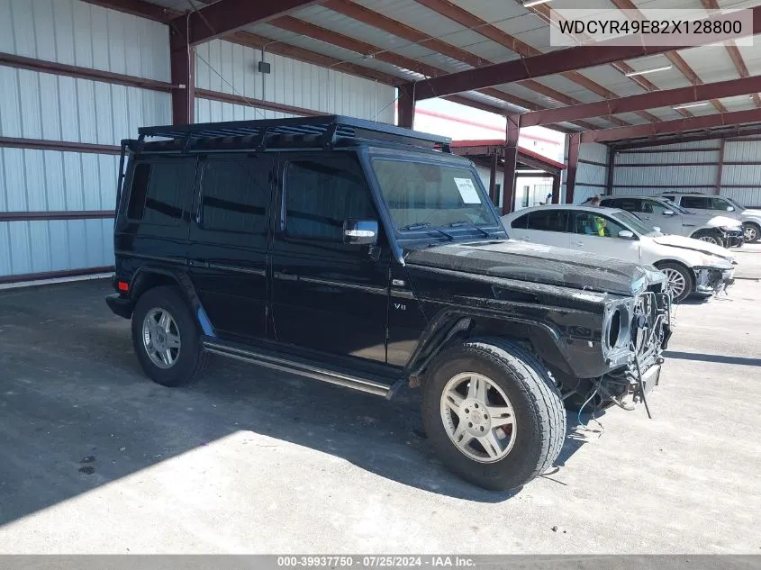 WDCYR49E82X128800 2002 Mercedes-Benz G 500