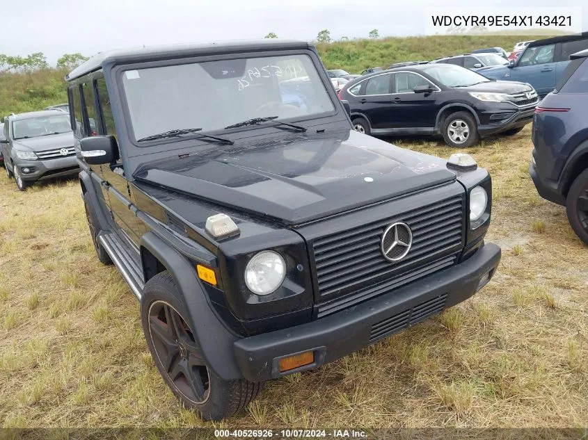 WDCYR49E54X143421 2004 Mercedes-Benz G 500