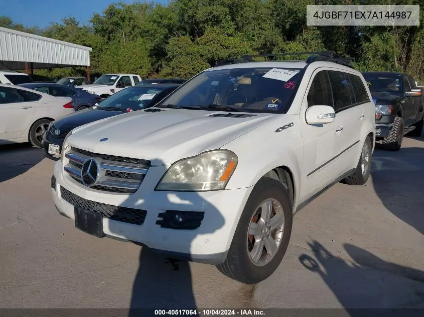 4JGBF71EX7A144987 2007 Mercedes-Benz Gl 450 4Matic