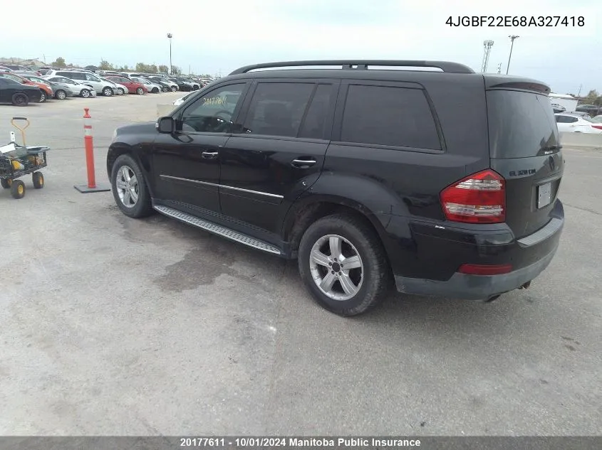 4JGBF22E68A327418 2008 Mercedes Benz Gl320 Cdi