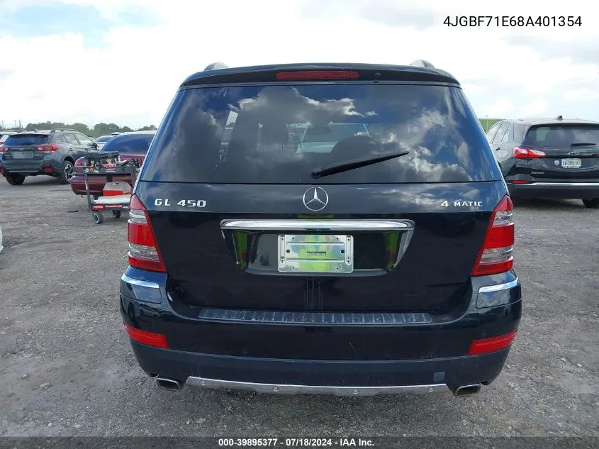 4JGBF71E68A401354 2008 Mercedes-Benz Gl 450 4Matic