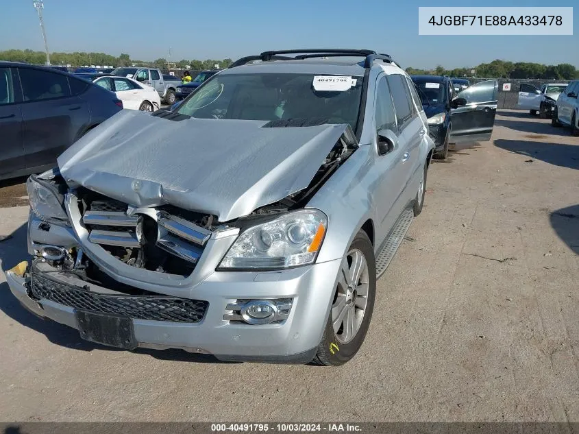 4JGBF71E88A433478 2008 Mercedes-Benz Gl 450 4Matic