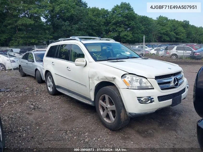 4JGBF71E49A507951 2009 Mercedes-Benz Gl 450 4Matic