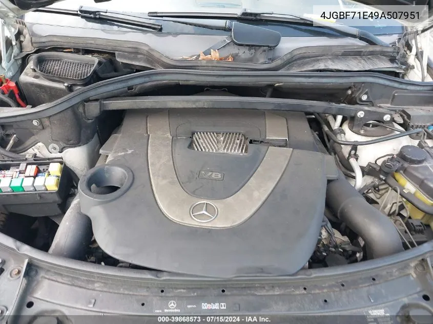 4JGBF71E49A507951 2009 Mercedes-Benz Gl 450 4Matic