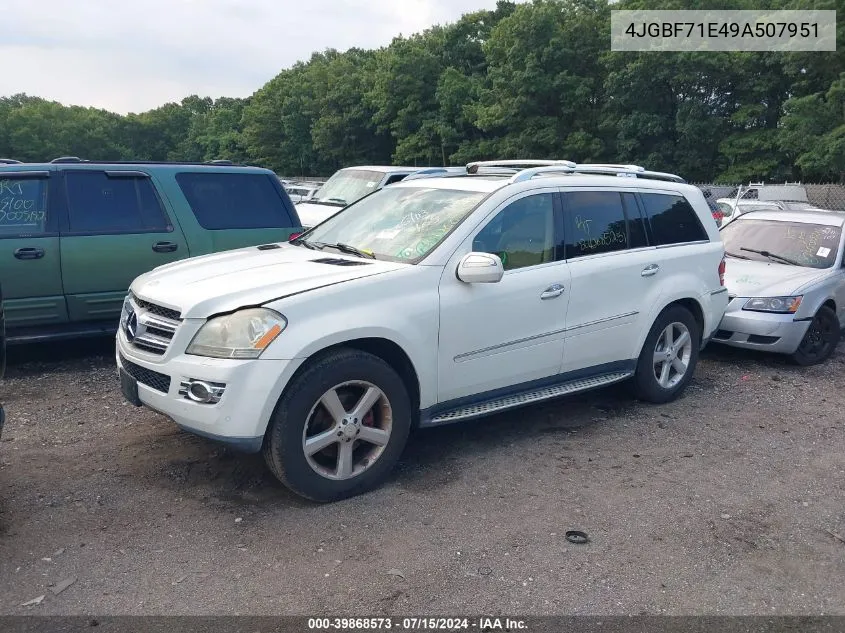 4JGBF71E49A507951 2009 Mercedes-Benz Gl 450 4Matic