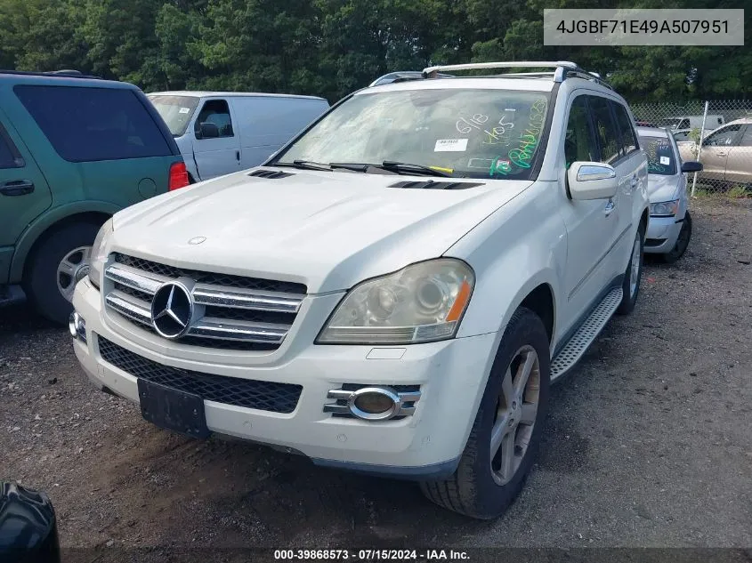 4JGBF71E49A507951 2009 Mercedes-Benz Gl 450 4Matic