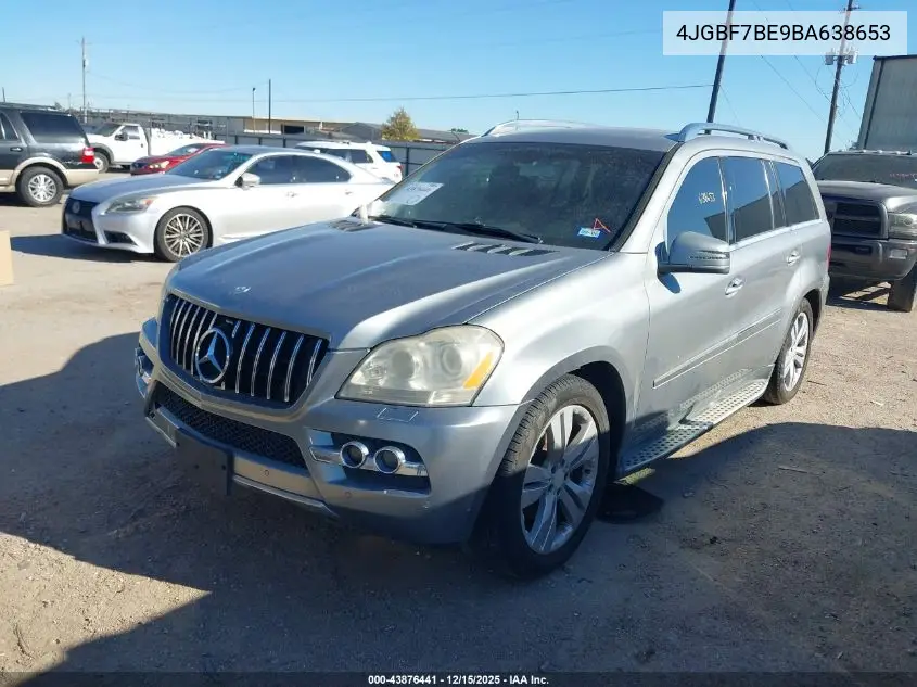 4JGBF7BE9BA638653 2011 Mercedes-Benz Gl 450 4Matic