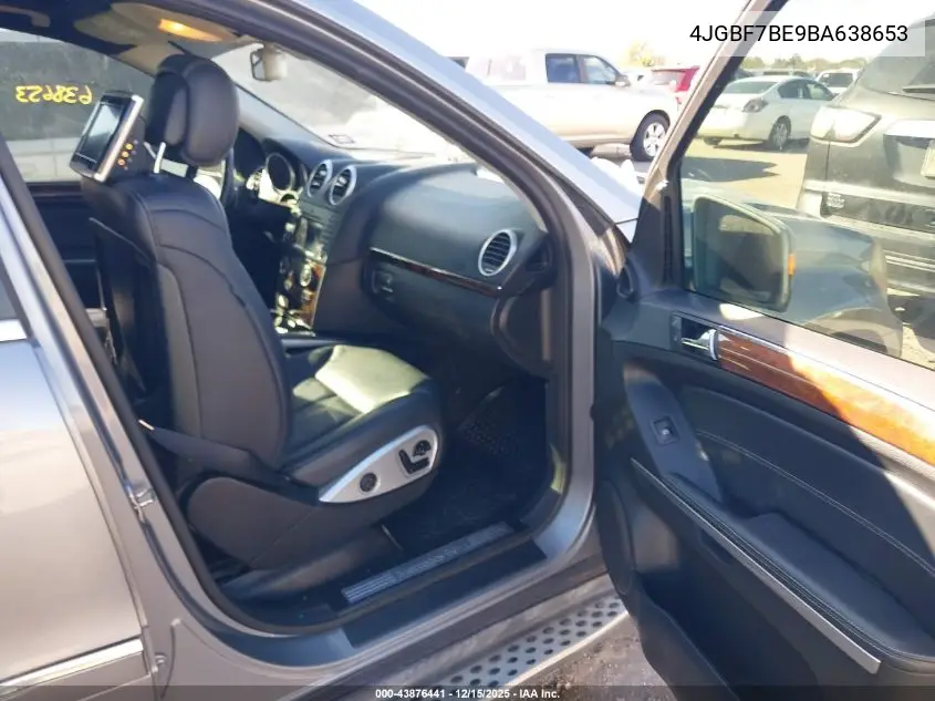 4JGBF7BE9BA638653 2011 Mercedes-Benz Gl 450 4Matic