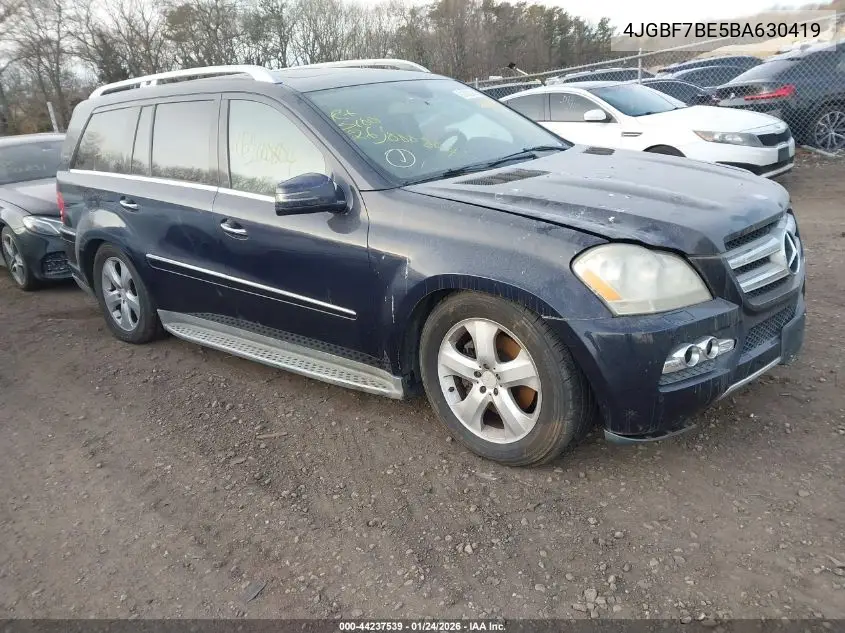 4JGBF7BE5BA630419 2011 Mercedes-Benz Gl 450 4Matic