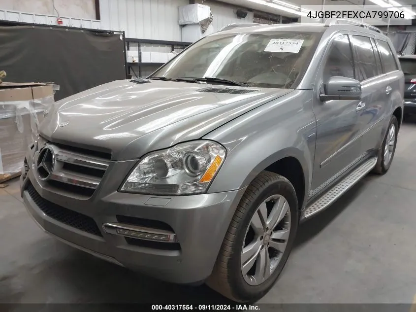 4JGBF2FEXCA799706 2012 Mercedes-Benz Gl 350 Bluetec