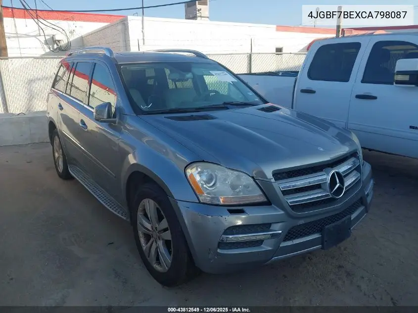 4JGBF7BEXCA798087 2012 Mercedes-Benz Gl 450 4Matic