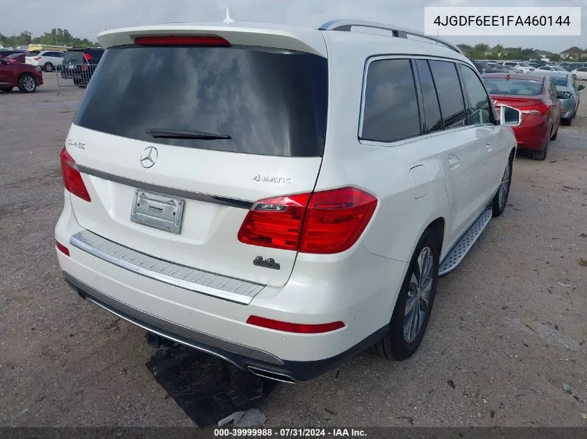 4JGDF6EE1FA460144 2015 Mercedes-Benz Gl 450 4Matic