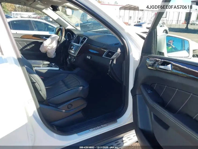4JGDF6EE0FA570618 2015 Mercedes-Benz Gl 450 4Matic