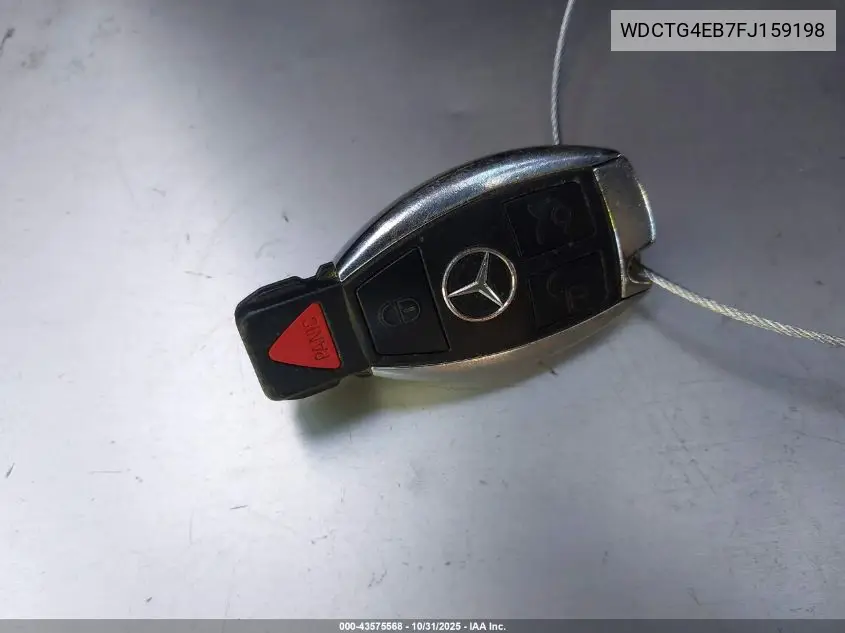 WDCTG4EB7FJ159198 2015 Mercedes-Benz Gla 250