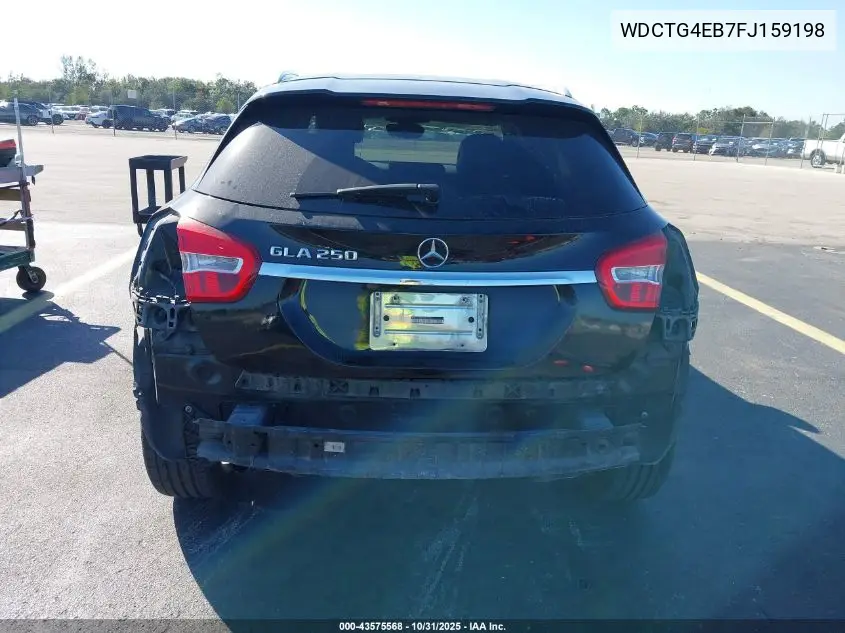WDCTG4EB7FJ159198 2015 Mercedes-Benz Gla 250