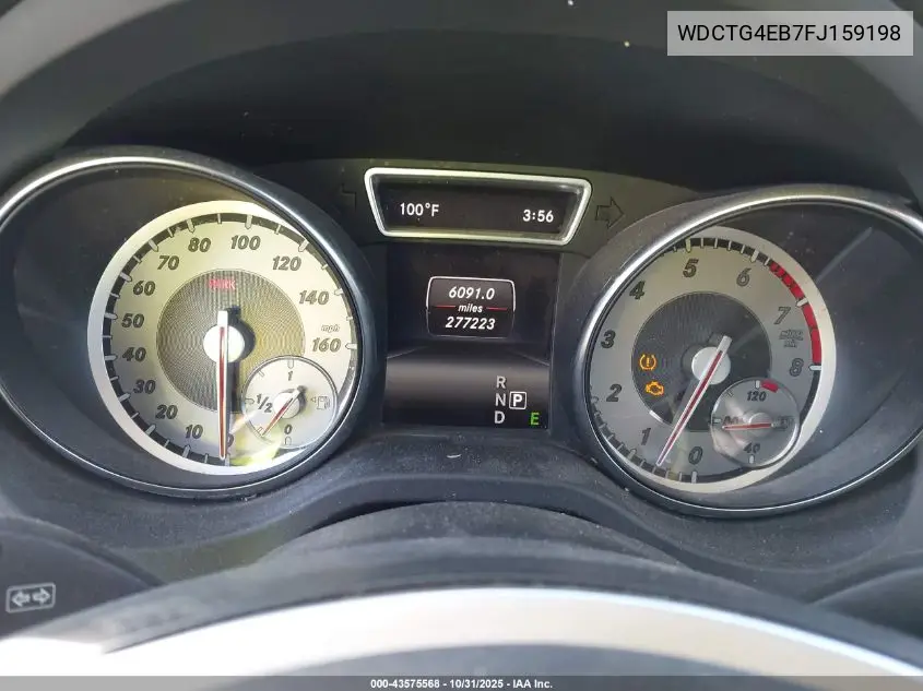 WDCTG4EB7FJ159198 2015 Mercedes-Benz Gla 250