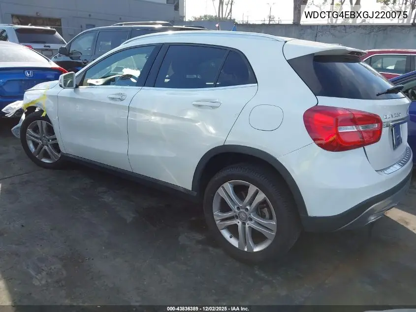WDCTG4EBXGJ220075 2016 Mercedes-Benz Gla 250