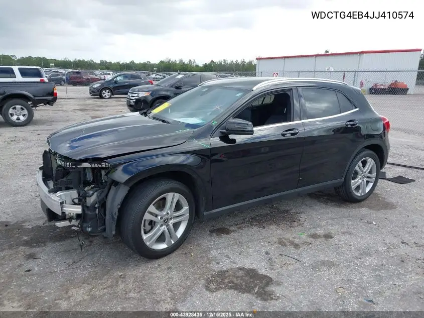 WDCTG4EB4JJ410574 2018 Mercedes-Benz Gla 250