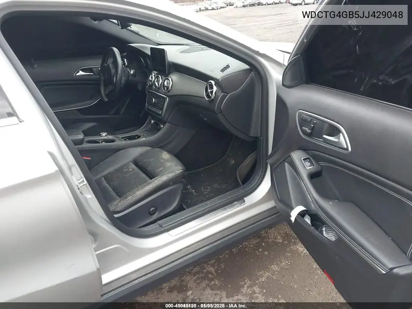 WDCTG4GB5JJ429048 2018 Mercedes-Benz Gla 250 4Matic