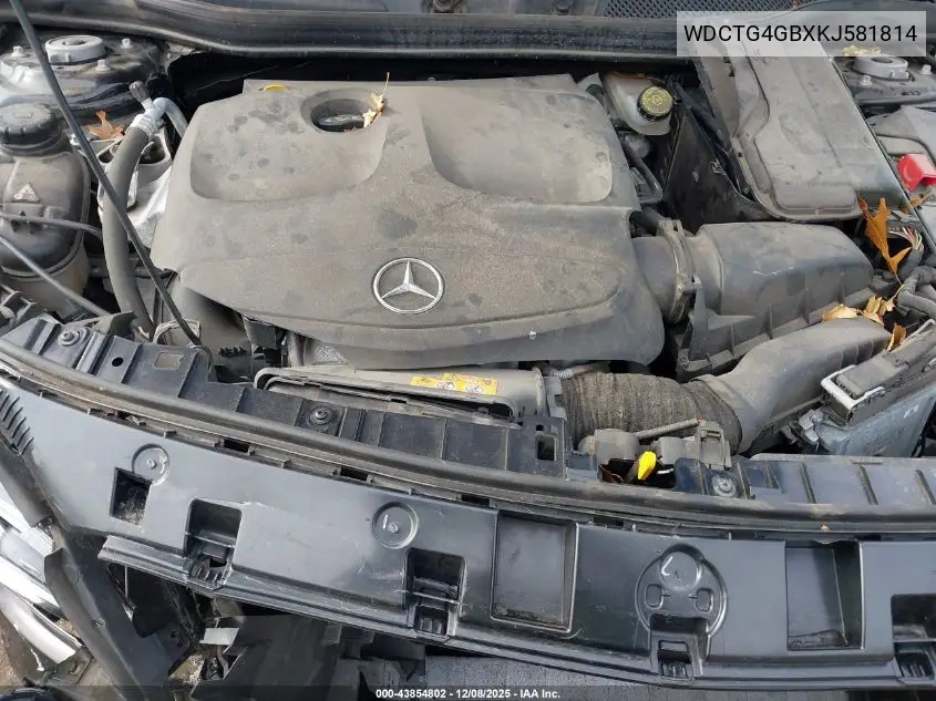 WDCTG4GBXKJ581814 2019 Mercedes-Benz Gla 250 4Matic