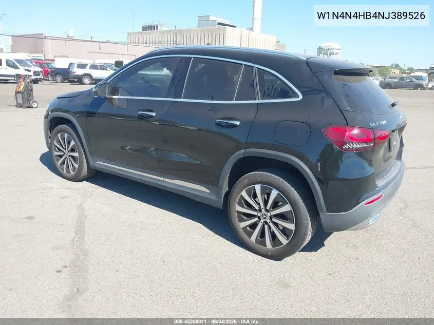 W1N4N4HB4NJ389526 2022 Mercedes-Benz Gla Gla 250