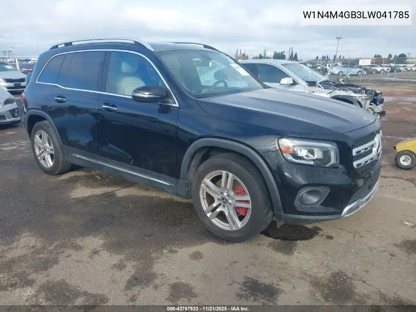 W1N4M4GB3LW041785 2020 Mercedes-Benz Glb 250