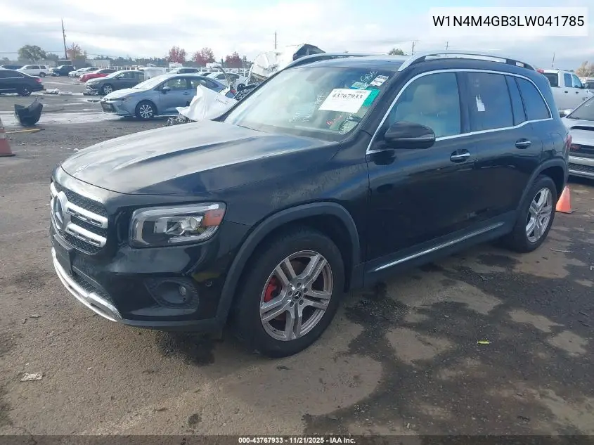 W1N4M4GB3LW041785 2020 Mercedes-Benz Glb 250