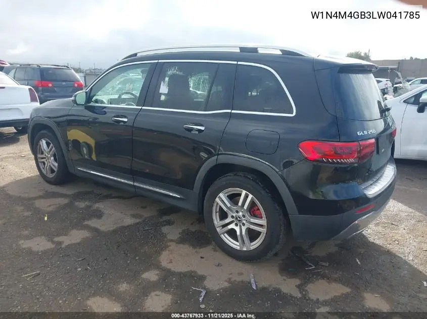 W1N4M4GB3LW041785 2020 Mercedes-Benz Glb 250