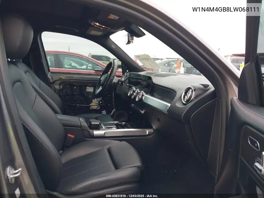 W1N4M4GB8LW068111 2020 Mercedes-Benz Glb 250