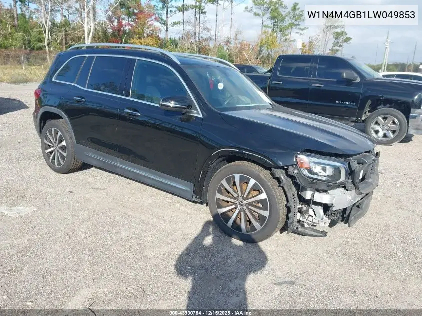 W1N4M4GB1LW049853 2020 Mercedes-Benz Glb 250