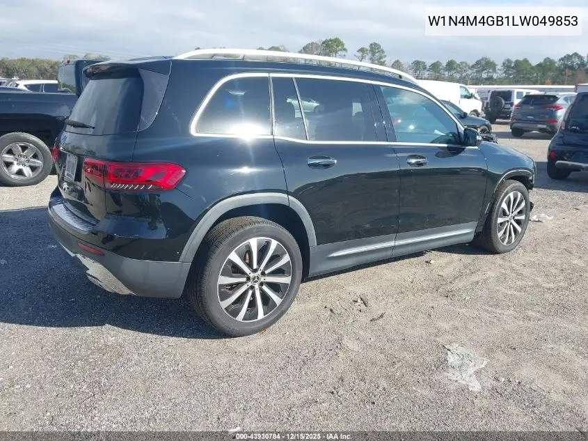 W1N4M4GB1LW049853 2020 Mercedes-Benz Glb 250