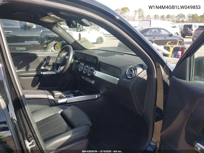 W1N4M4GB1LW049853 2020 Mercedes-Benz Glb 250