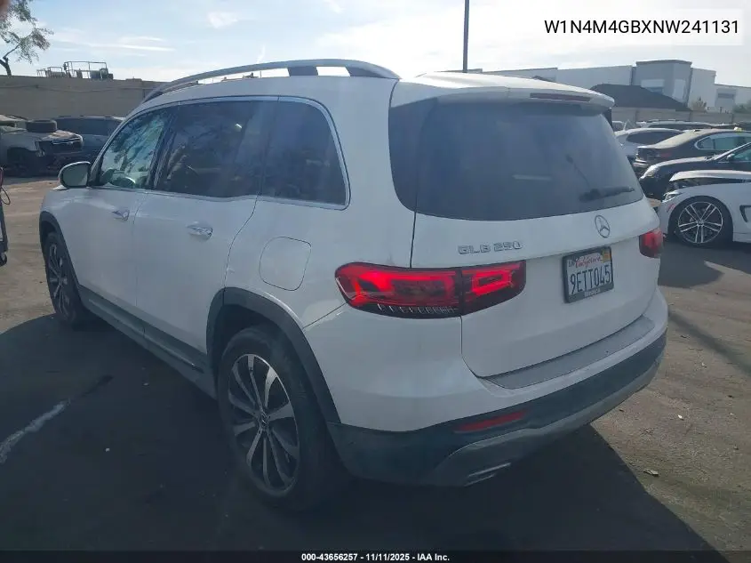 W1N4M4GBXNW241131 2022 Mercedes-Benz Glb 250
