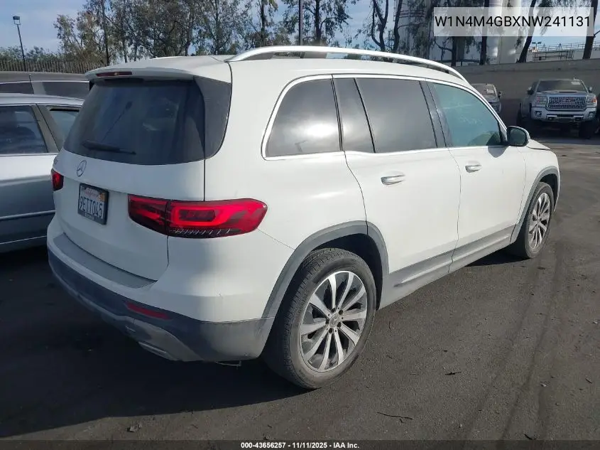 W1N4M4GBXNW241131 2022 Mercedes-Benz Glb 250