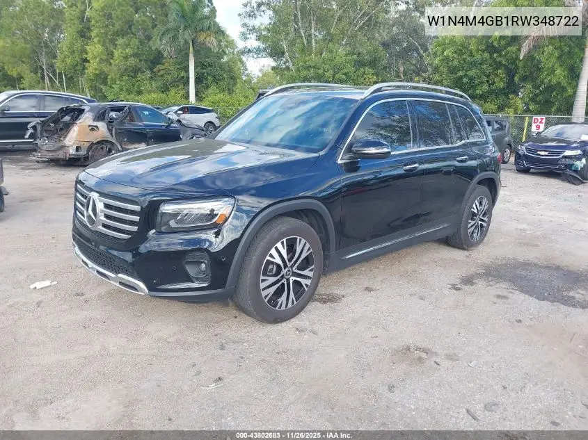 W1N4M4GB1RW348722 2024 Mercedes-Benz Glb 250