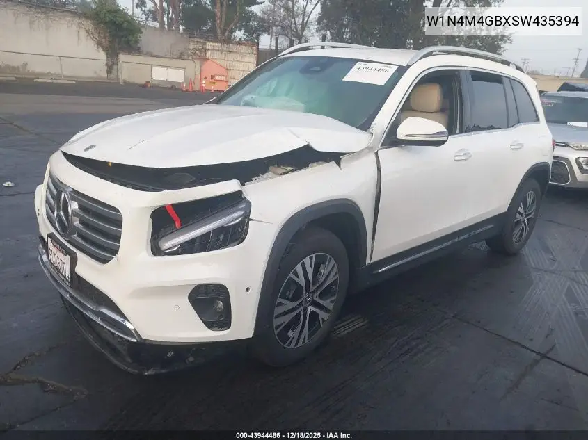 W1N4M4GBXSW435394 2025 Mercedes-Benz Glb 250