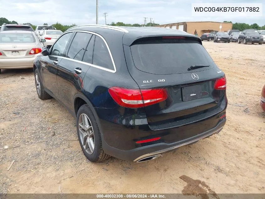 WDC0G4KB7GF017882 2016 Mercedes-Benz Glc 300 4Matic