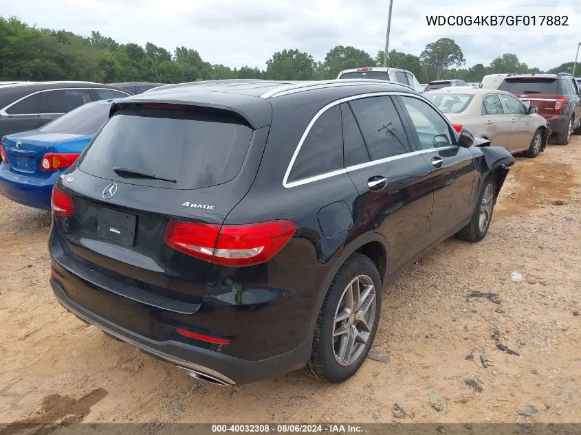 WDC0G4KB7GF017882 2016 Mercedes-Benz Glc 300 4Matic