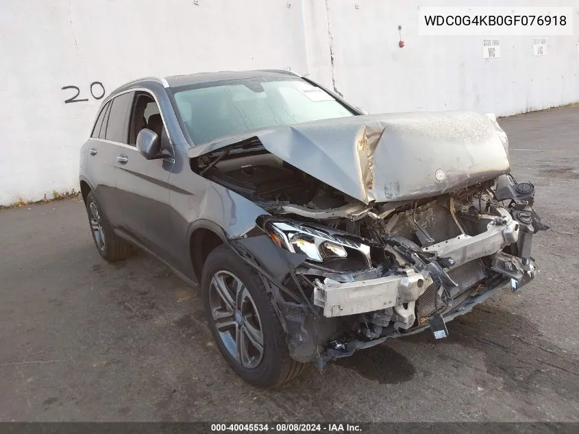 WDC0G4KB0GF076918 2016 Mercedes-Benz Glc 300 4Matic