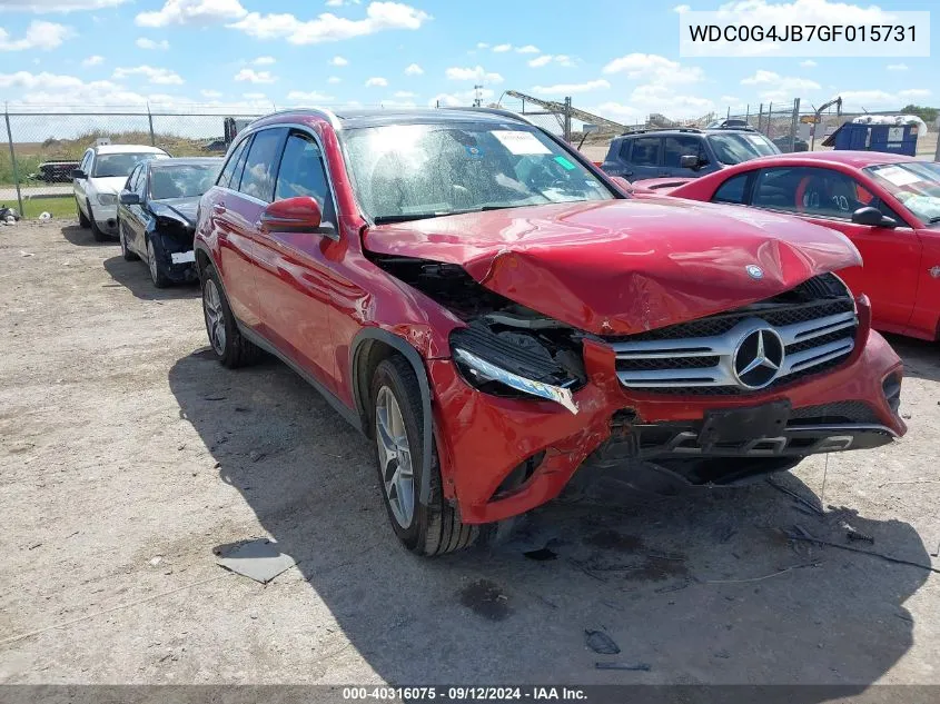 WDC0G4JB7GF015731 2016 Mercedes-Benz Glc 300