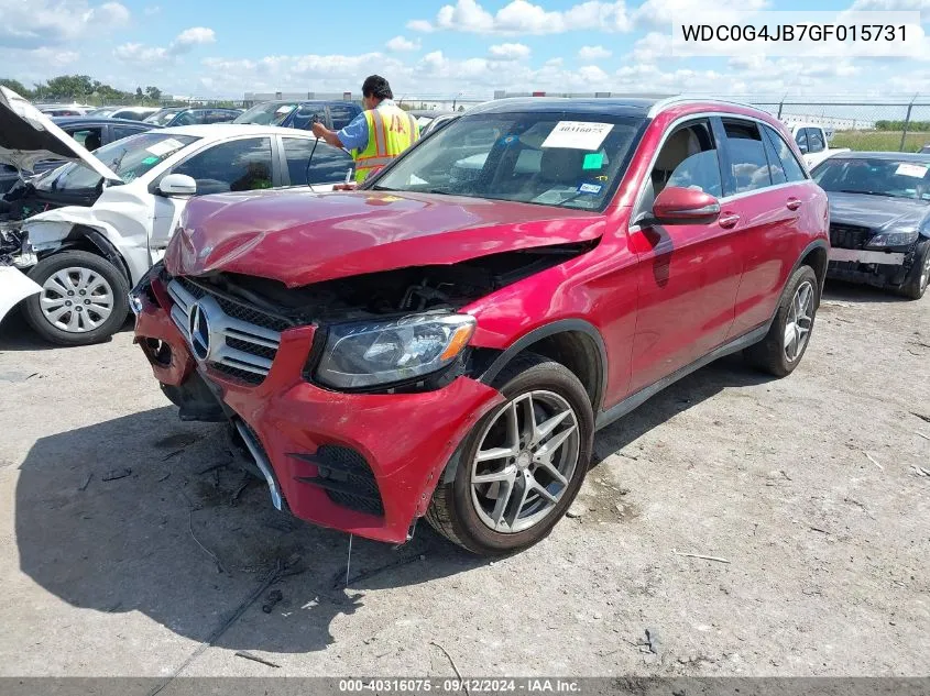 WDC0G4JB7GF015731 2016 Mercedes-Benz Glc 300